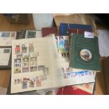 Stamps : 2 boxes of various World/GB & covers albu