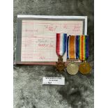 Militaria : Trios medal group to Pte. G Wilding R