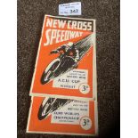 Speedway : New Cross v Wembley 04/08/1937, World C