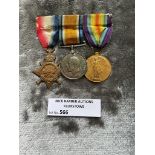 Militaria : Trios medal group to Pte. E Trodd Hant