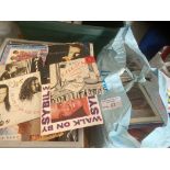 Records : Large bag of 7" singles x250 mostly 1970