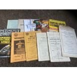 Motor Cycling : Grass Track programmes 1960's onwa