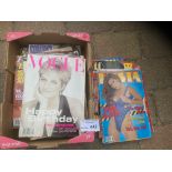 Magazines : Adult Glamour - box of 30+ mags inc Fi