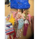 Collectables : Sindy, Barbie, Jem dolls x5 plus sh