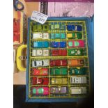 Diecast : Matchbox carry case full of models plus