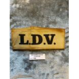 Militaria : British L.D.V. Local Defence volunteer