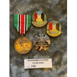 Militaria : Kuwait Liberation Medal with various b