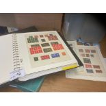 Stamps : Collection of GB stamps in hingeless Lind