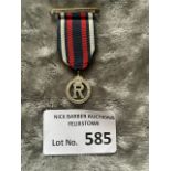 Militaria : QAIMNSR Medal with wearing pin. Condit