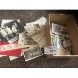 Collectables : Ephemera - small box of vintage pho