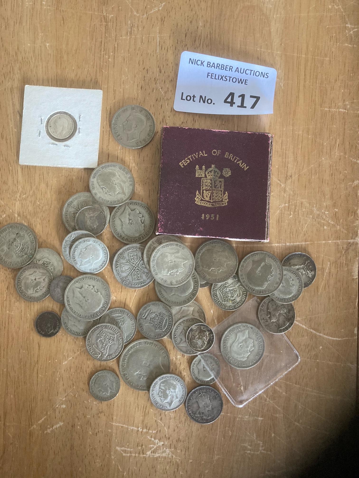 Coins : Super Lot of silver coins GB QV onwards va - Image 2 of 2