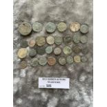 Coins : Collection of 30 Roman coins cond worn/fin