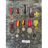 Militaria : Collection various 10 medals & 4 Germa