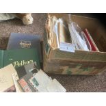 Stamps : Box of albums, pages 1000's on pages WORL