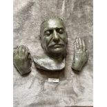 Militaria : Stalin’s Death Mask, 12.5-inch bronze