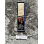 Militaria : Belgium faithful service medals in box