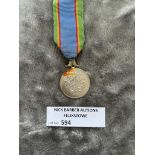 Militaria : Silver Thai medal - cond NEF