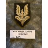 Militaria : SAS Cloth badge.