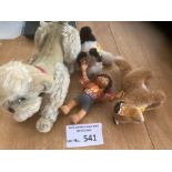Collectables : Small collection of 4 Steiff animal