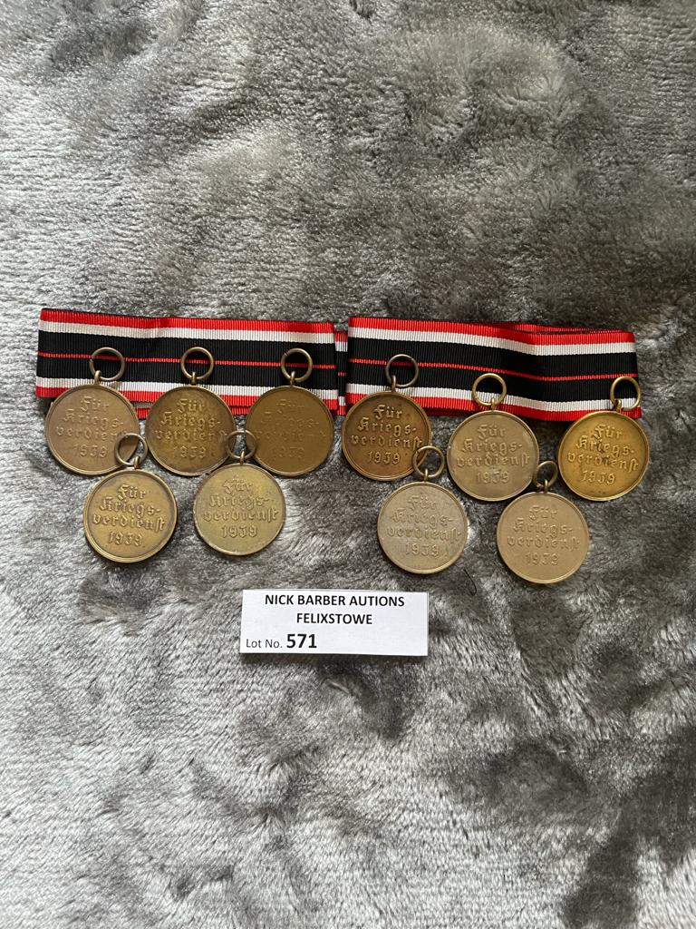 Militaria : 10x German merit medals - cond GVF - Image 2 of 2