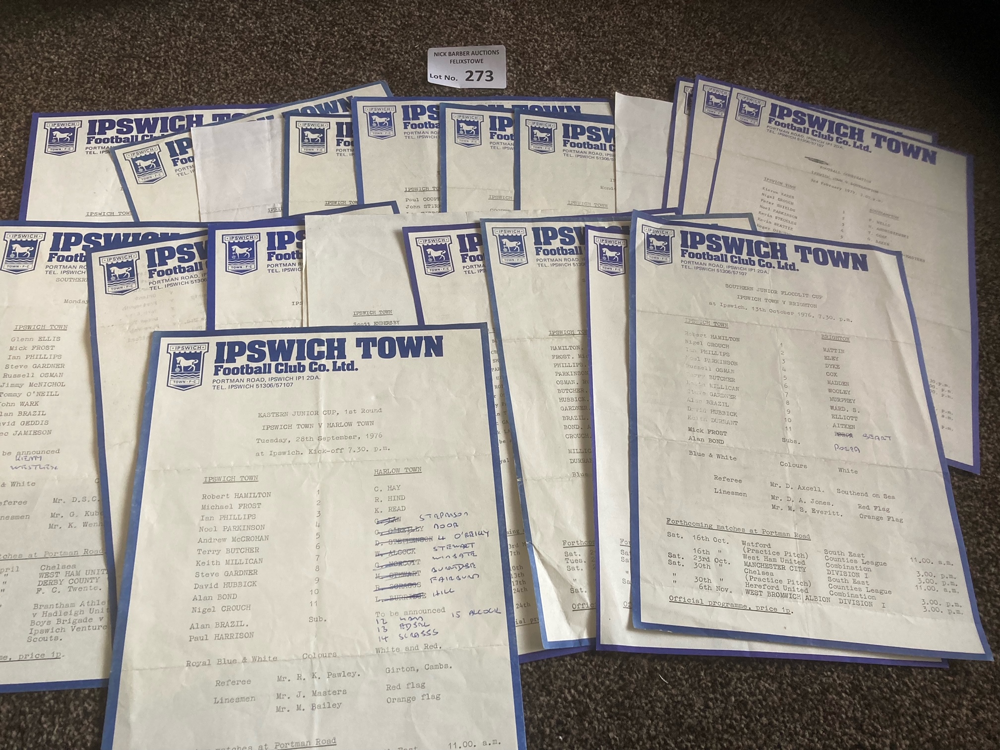 Football : Ipswich Town - combination league print