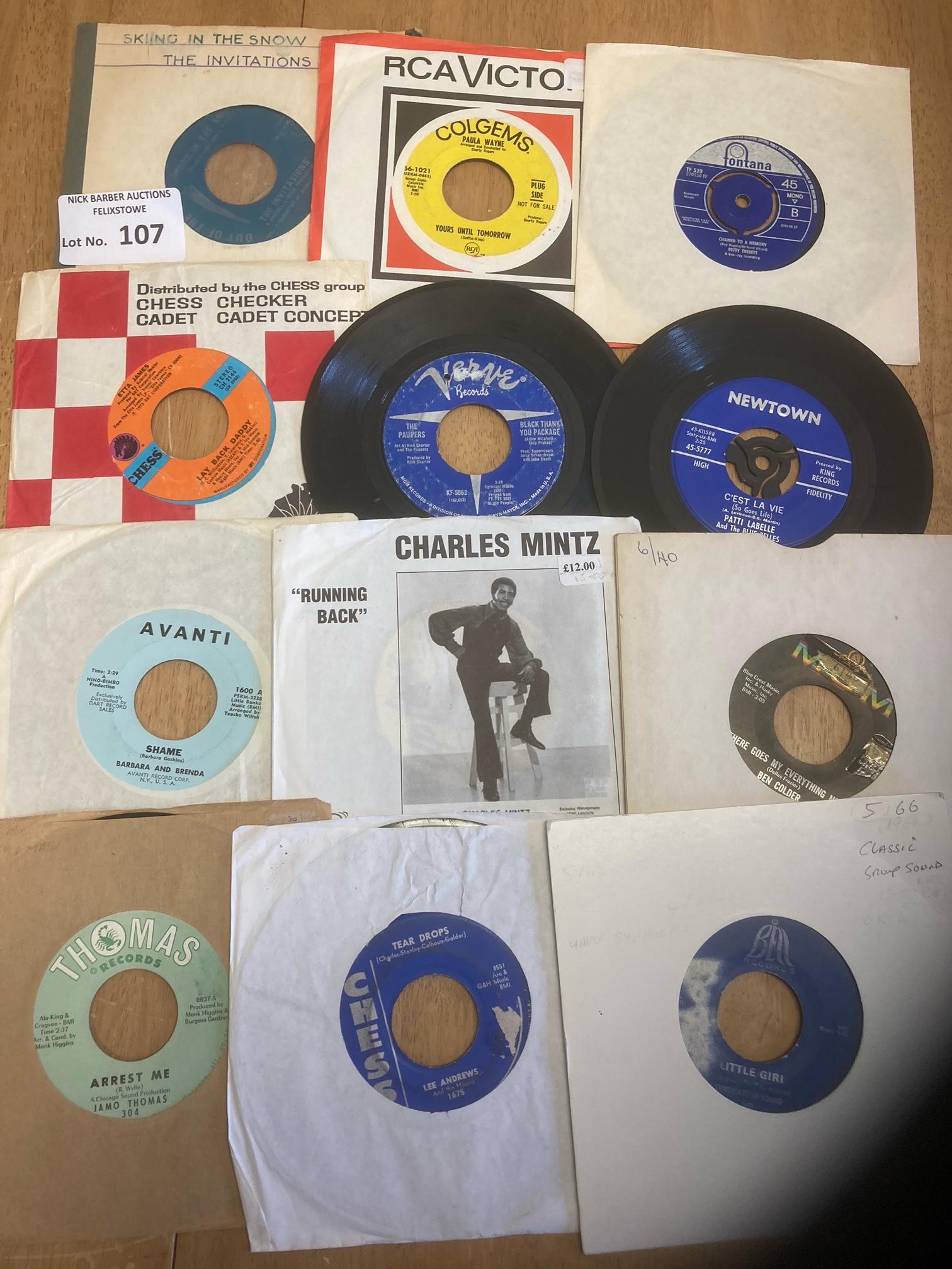 Records : A collection of Northern soul 45's US/UK