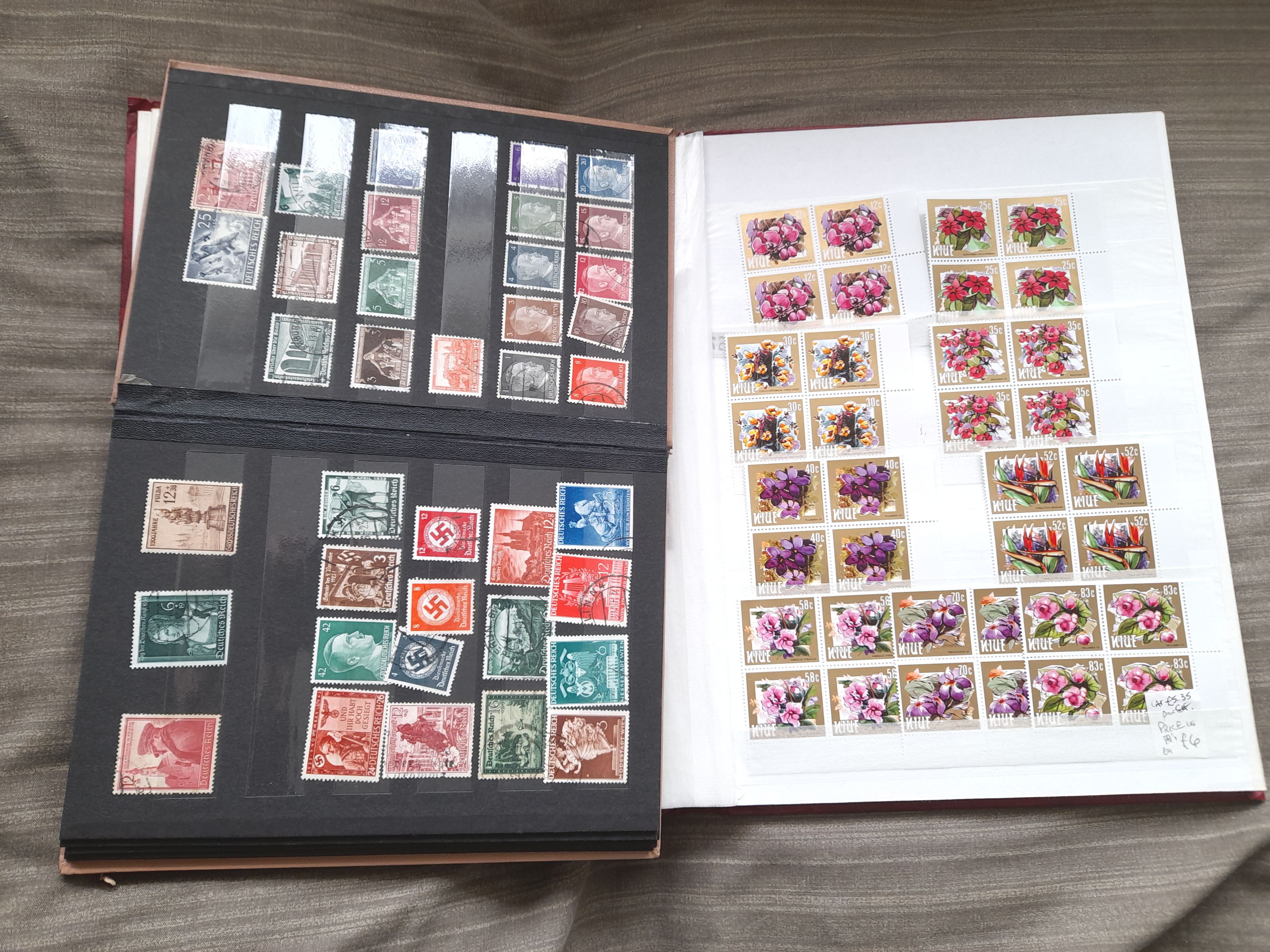 Stamps : Box which includes fine Stockbook of goo