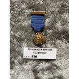 Militaria : Royal Marines Band medal Named to 1955