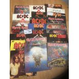 Records : IRON MAIDEN / AC/DC picture sleeve singl