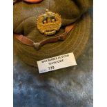 Militaria : 1st WW Soldiers soft trench cap with E