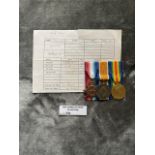 Militaria : 1914-15 Trios Medal group to Pte R.G.
