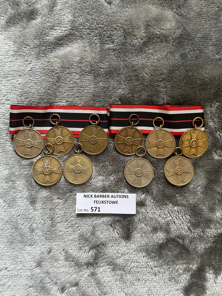 Militaria : 10x German merit medals - cond GVF