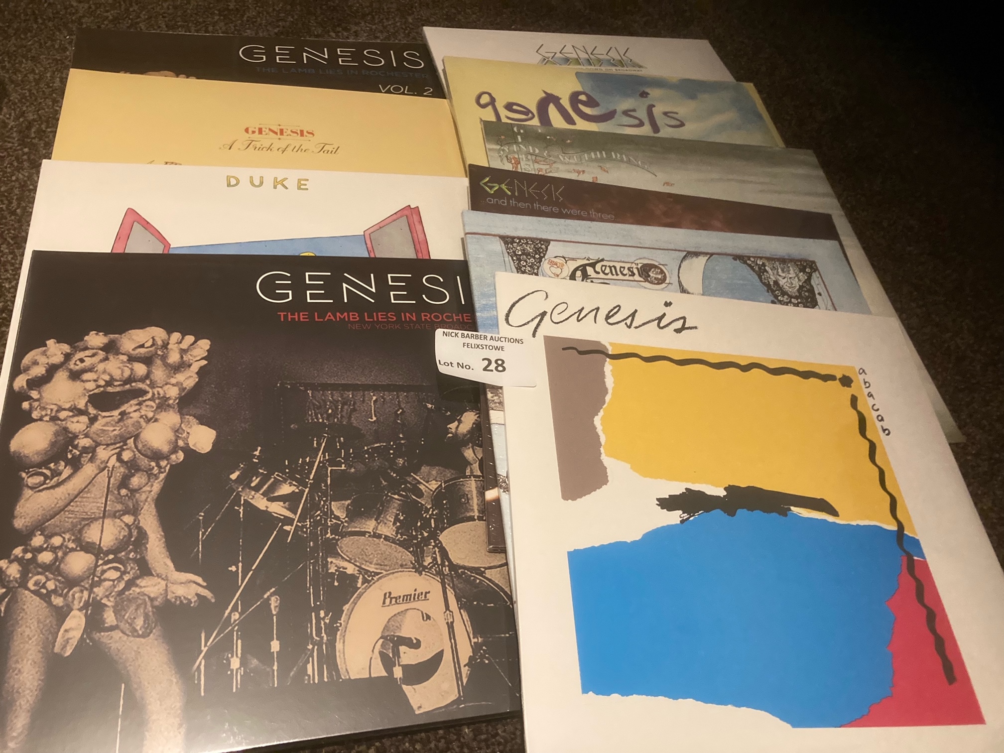 Records : GENESIS - nice selection of modern 180g