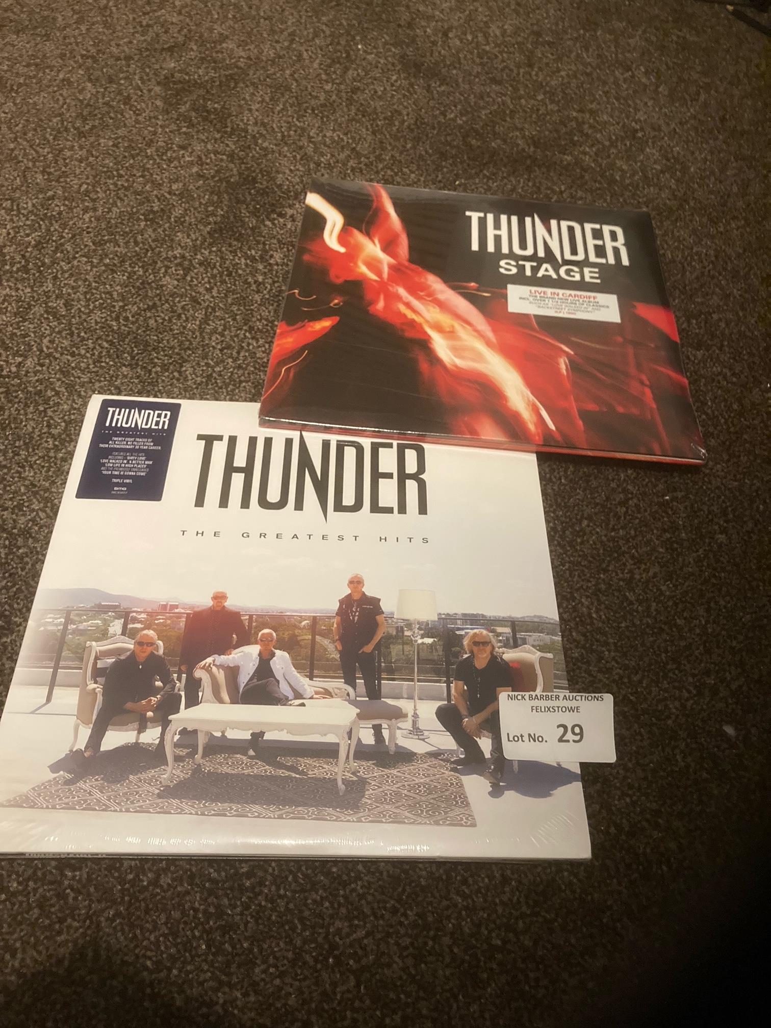 Records : THUNDER - 180g modern albums - The Great