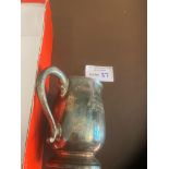 COLLECTIBLES: Silver tankard, engraved 1965 with h