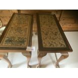 COLLECTIBLES/FURNITURE: Two antique ornamental tab