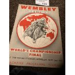 Speedway : Wembley - World Final programme - 2nd F