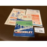 Football : Programmes (3) FA Cup 1949 Leics v Wolv