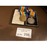 Militaria : WWI pair of medals 2014788 Pt. J McCal