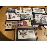 Stamps : Small selection of collectable coin cover