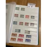 Stamps : KGVI commonwealth stock book selection in