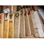 Cricket : Super collection of signed mini bats inc