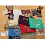 Coins : Good collection of mostly GB inc crowns -