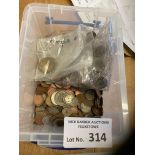 Collectables : Nicetub of world coins - needs inve