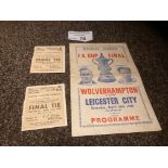 Football : FA Cup Final 1949 Leicester v Wolves pi