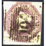Stamps : Great Britain -1847 6d Embossed