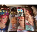 Magazines : Vogue - collection of 1984 magazines