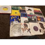 Records : Nice collection of 7" singles Punk/New W