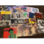 Records : Punk/New Wave collection of 7" singles s