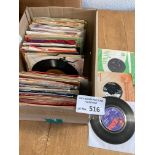 Records - A large box of classic 45's in original